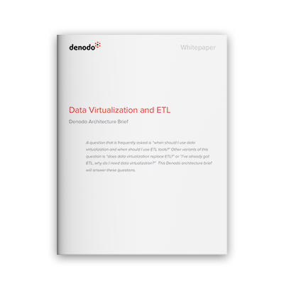 Data Virtualization and ETL cover
